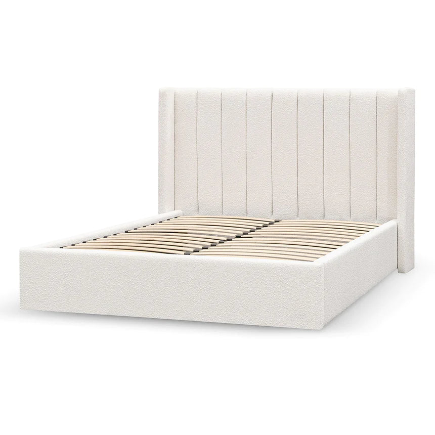 Sophisticated Nest Bed Frame - Snow Boucle (Queen)