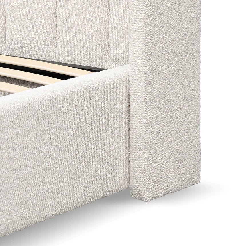 Sophisticated Nest Bed Frame - Snow Boucle (Queen)