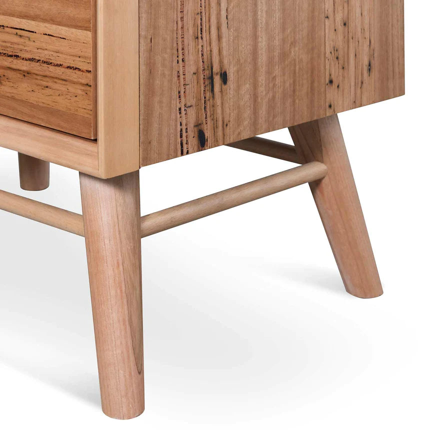 Space-Saving Bedside Table - Natural