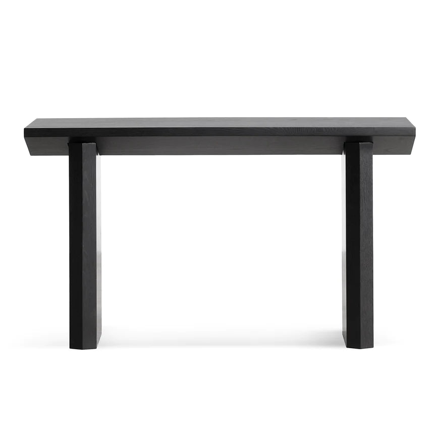 Space-Saving Elegant Console Table 140cms - Black