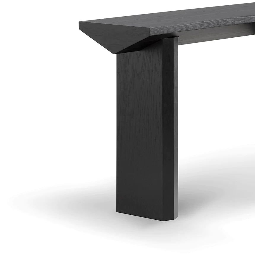 Space-Saving Elegant Console Table 140cms - Black