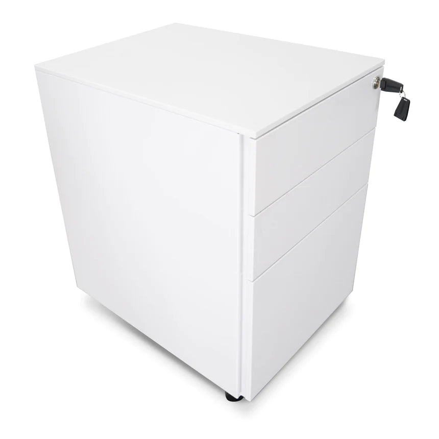 Space Sculpt Mobile Pedestal - White