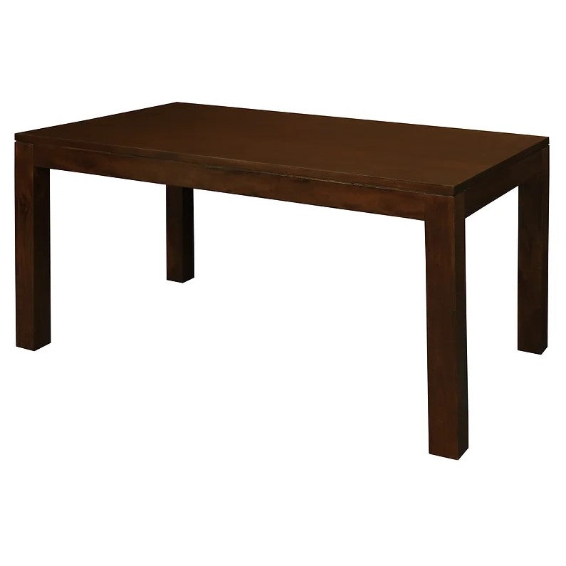 Spacious Solid Wood Dining Table 150 x 90cms - Brown