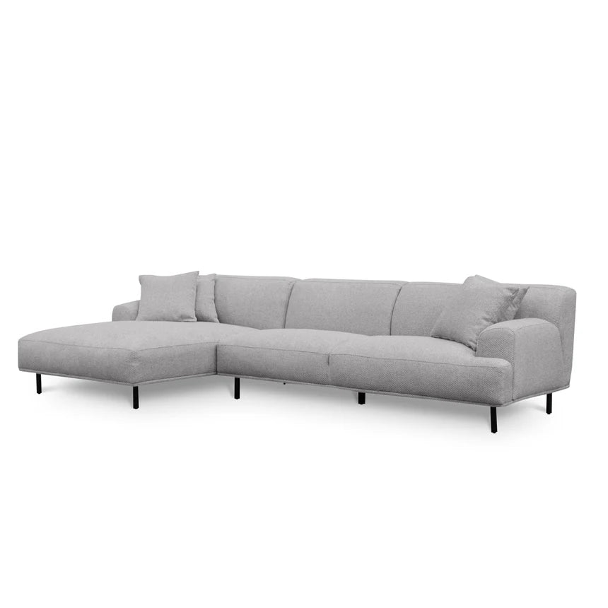 Spacious Style 3-Seater with Left Chaise - Sterling Sand