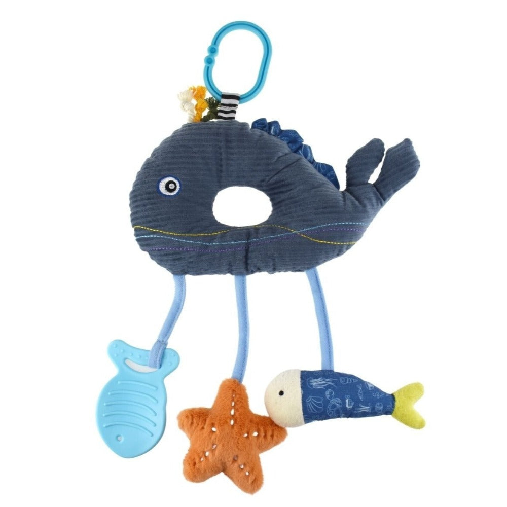 Splashy Adventure Buddy Whale Baby Dangler Rattle