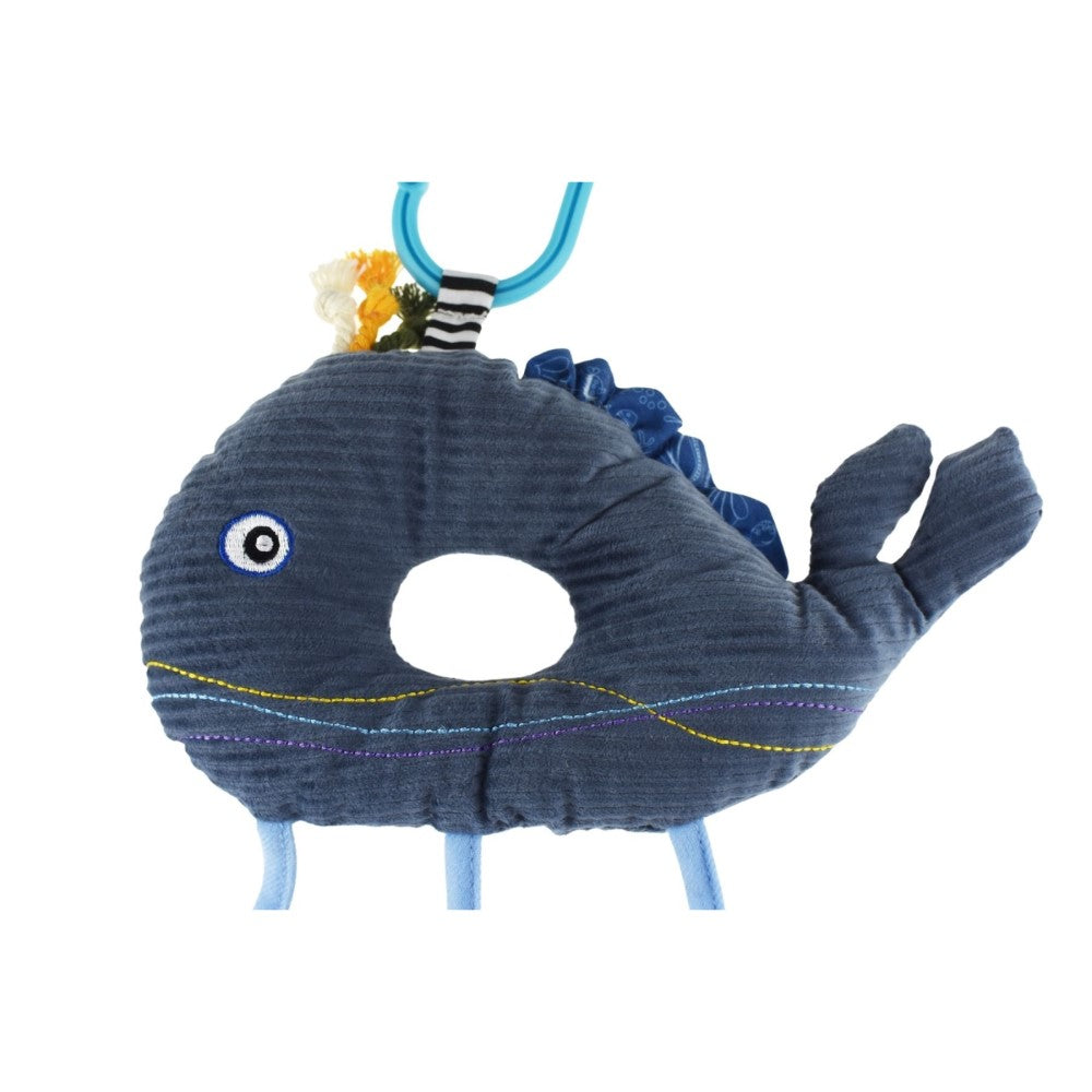 Splashy Adventure Buddy Whale Baby Dangler Rattle