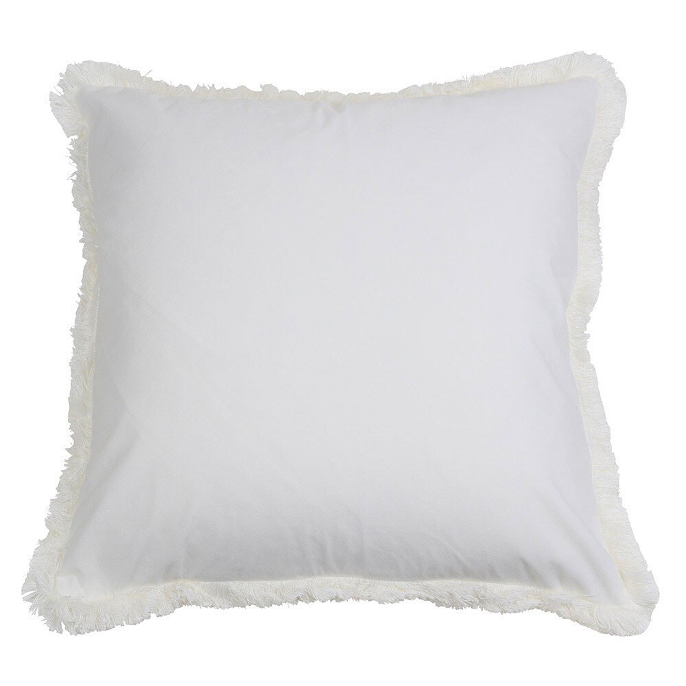 St Kilda 55x55cm Square Cushion Cover - White