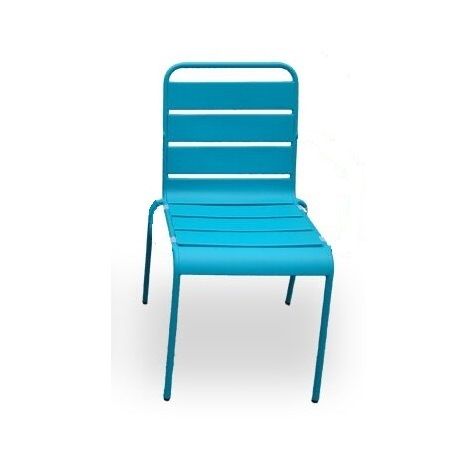 Stainless Steel Cancun Chair - Blue