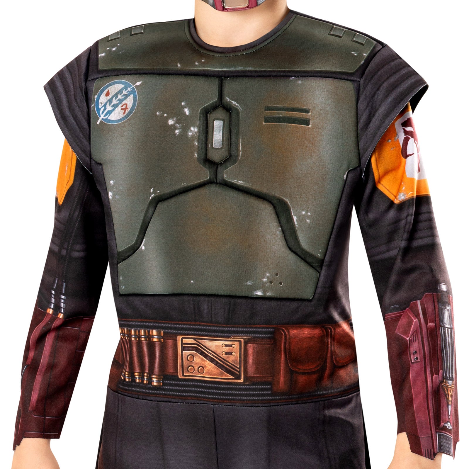 Star Wars Boba Fett Deluxe Boy's Costumes With Cape (Available in 2 Sizes)