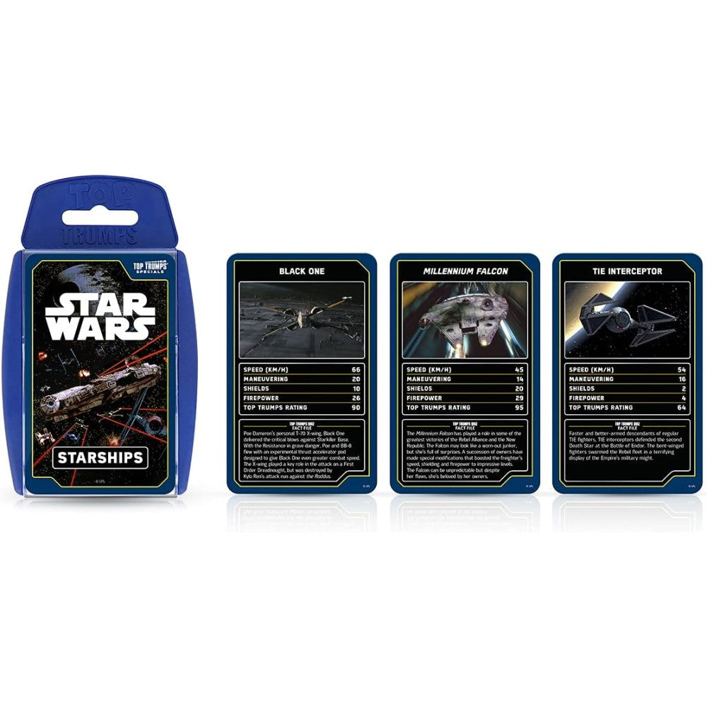 Top Trumps Card Game: Star Wars: Starships Card Game