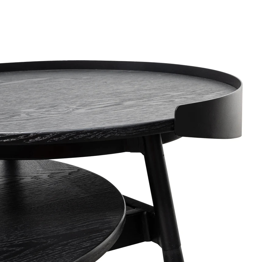 Statement Black Coffee Table 120cms