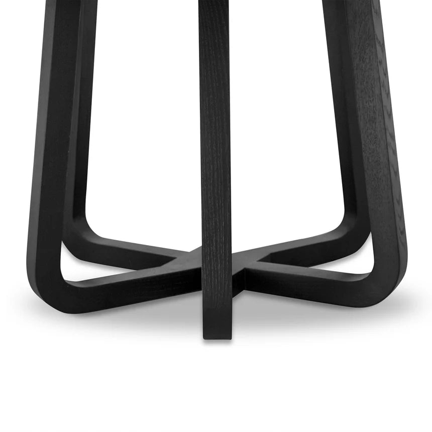 Statement Round Dining Table - Black