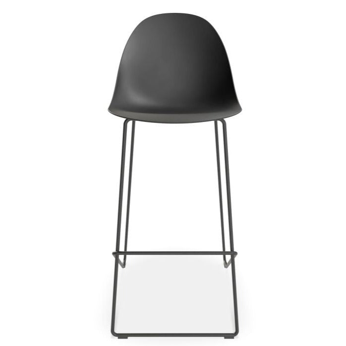 Steel Fusion Black High Stool 65cms