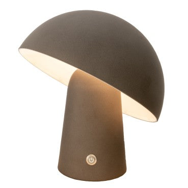 Steel Mushroom USB Rechargeable Table/Desk Lamp - Available in 2 Colors