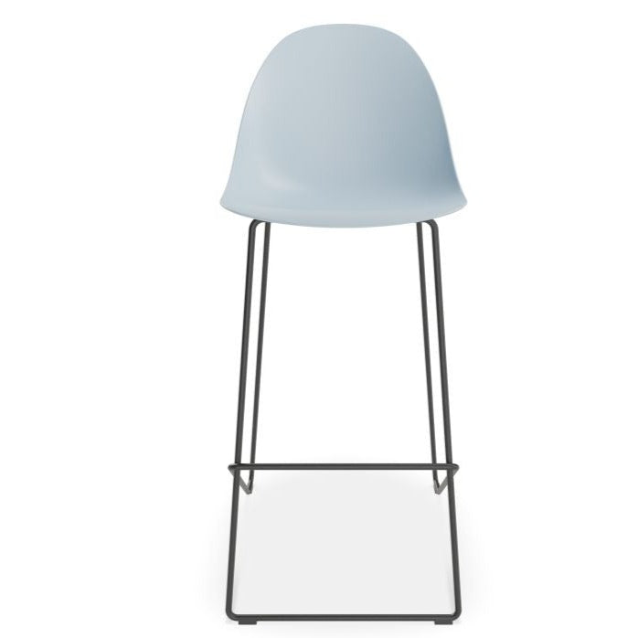 Steel and Shell Harmony Black Base Stool 75cms (Available in 4 Colors)