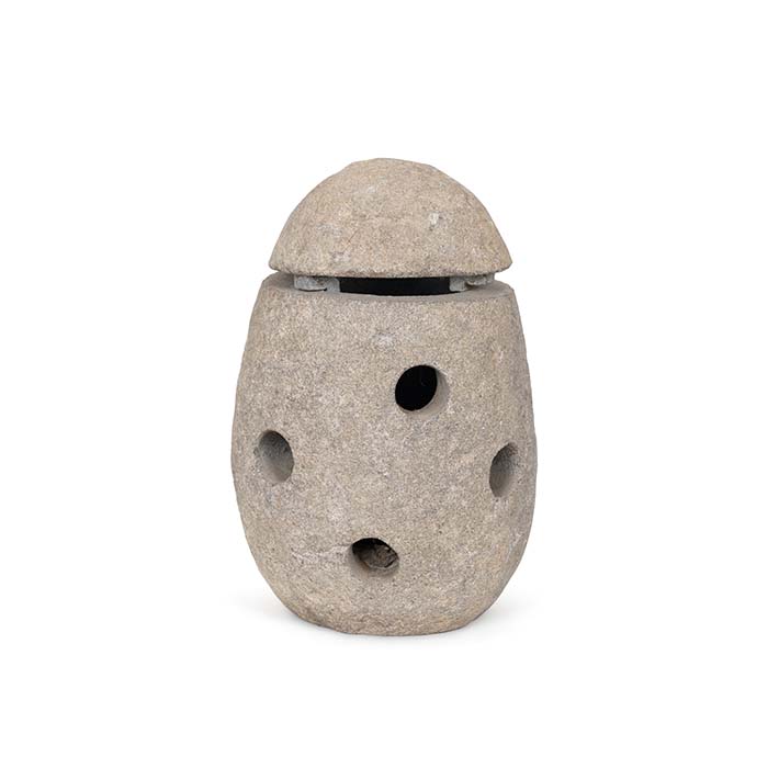 Stone Cutwork Egg Lantern