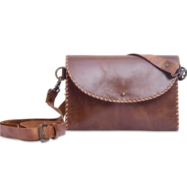 Street Style Handmade Leather Sling Bag