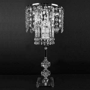 Stunning Crystal Metal Table Lamp