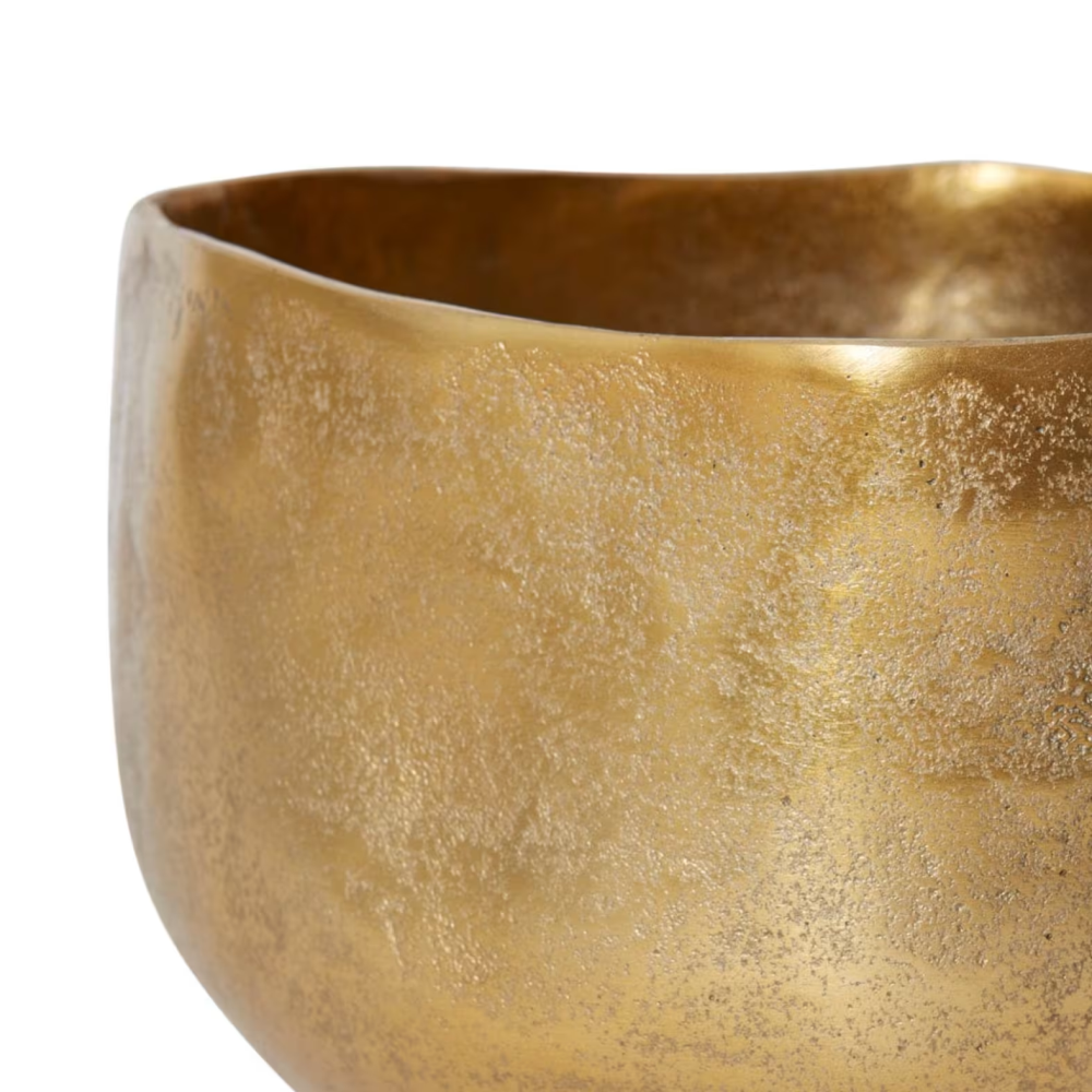 Stunning Metal Orenda Bowl - White - Available in 2 Sizes