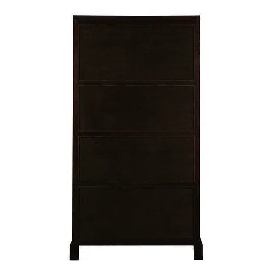 Stunning Mirror Back Display Cabinet - Dark Brown