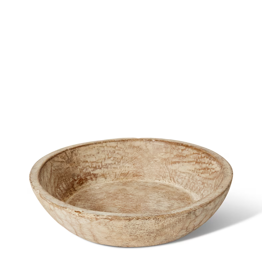 Sturdy Bharat Wooden Bowl - Available in 2 Sizes