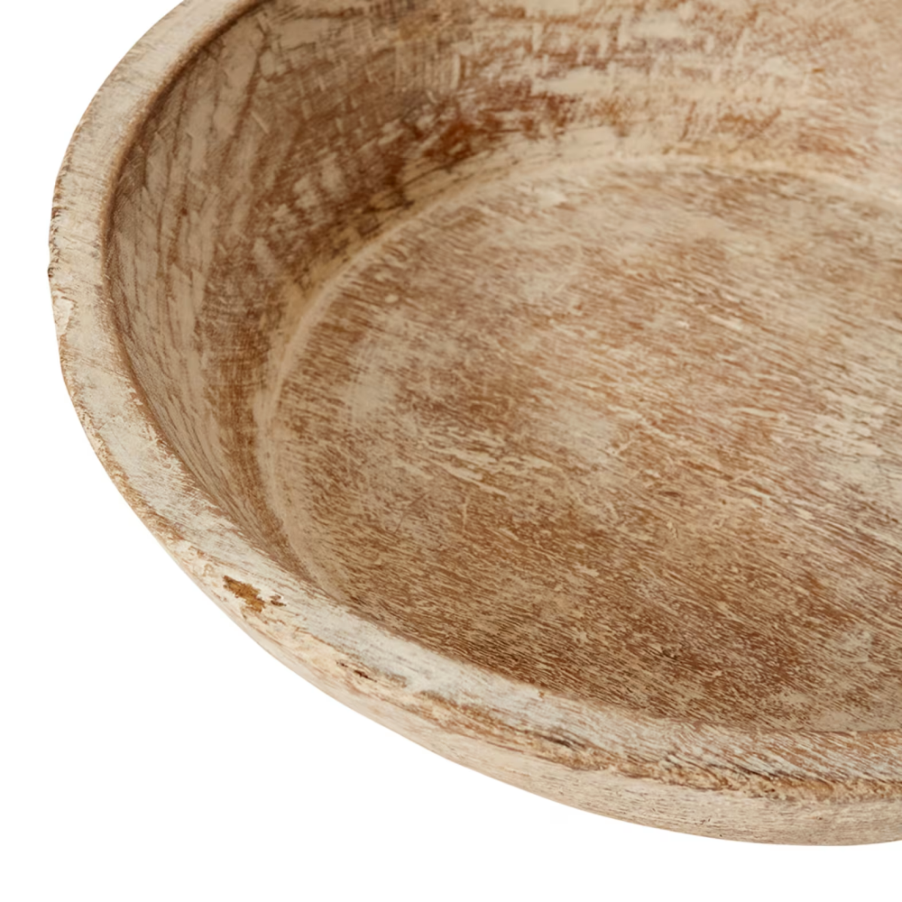 Sturdy Bharat Wooden Bowl - Available in 2 Sizes