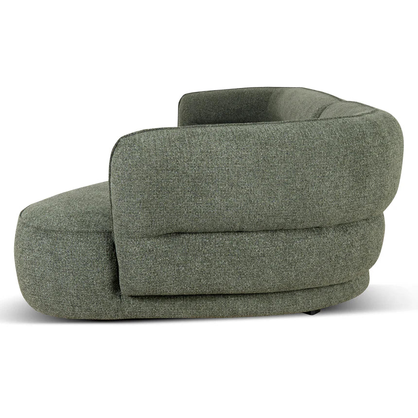 Stylish Comfort Right Chaise Sofa - Coral Dark Green