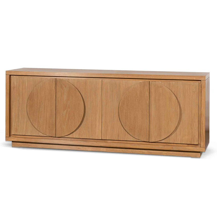 Stylish Entertainment Buffet Unit 200cms - Dusty Oak