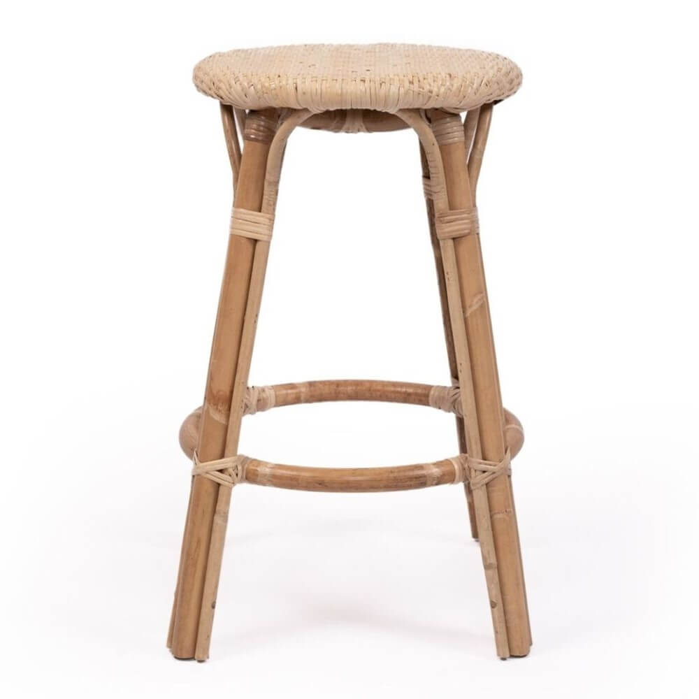 Stylish Kitchen Counter Bar Stool 66cm - Natural