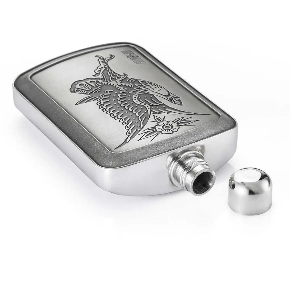 Stylish Limited Edition Taco Joe Eagle Pewter Hip Flask 150 ML