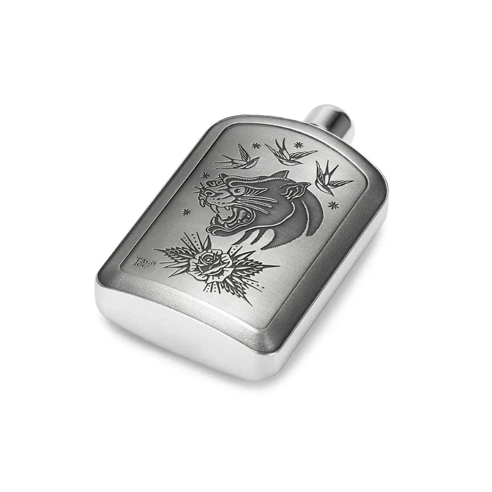 Stylish Limited Edition Taco Joe Panther Pewter Hip Flask 150 ML