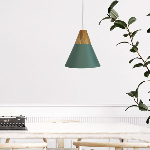 Stylish Metal Conical Pendant Light (Available in 2 Colors)