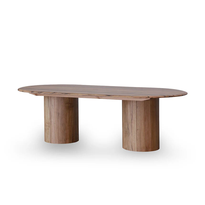 Stylish Oval Dining Table 240cms - Natural