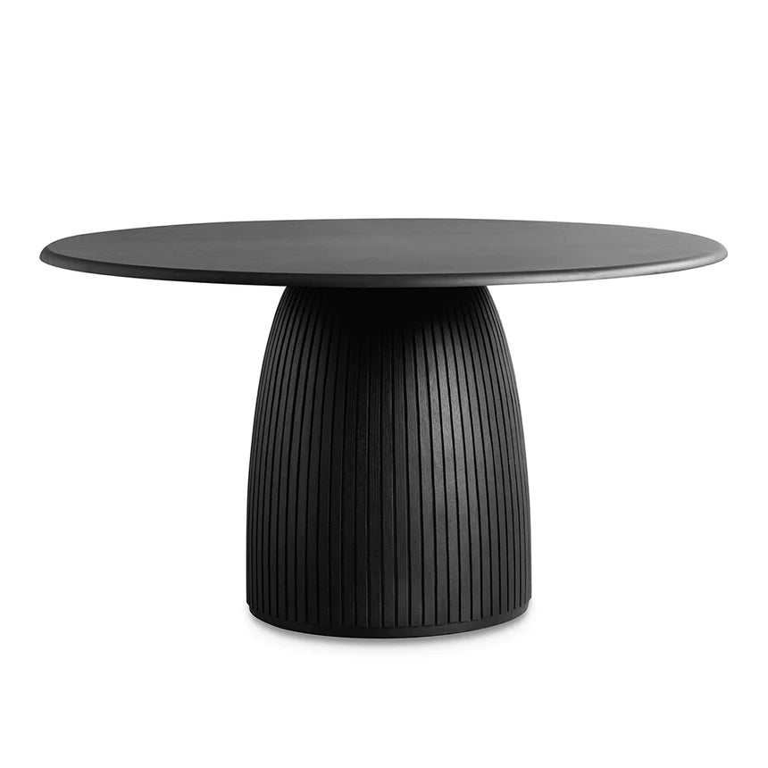 Stylish Wooden Dining Table 140cms - Black