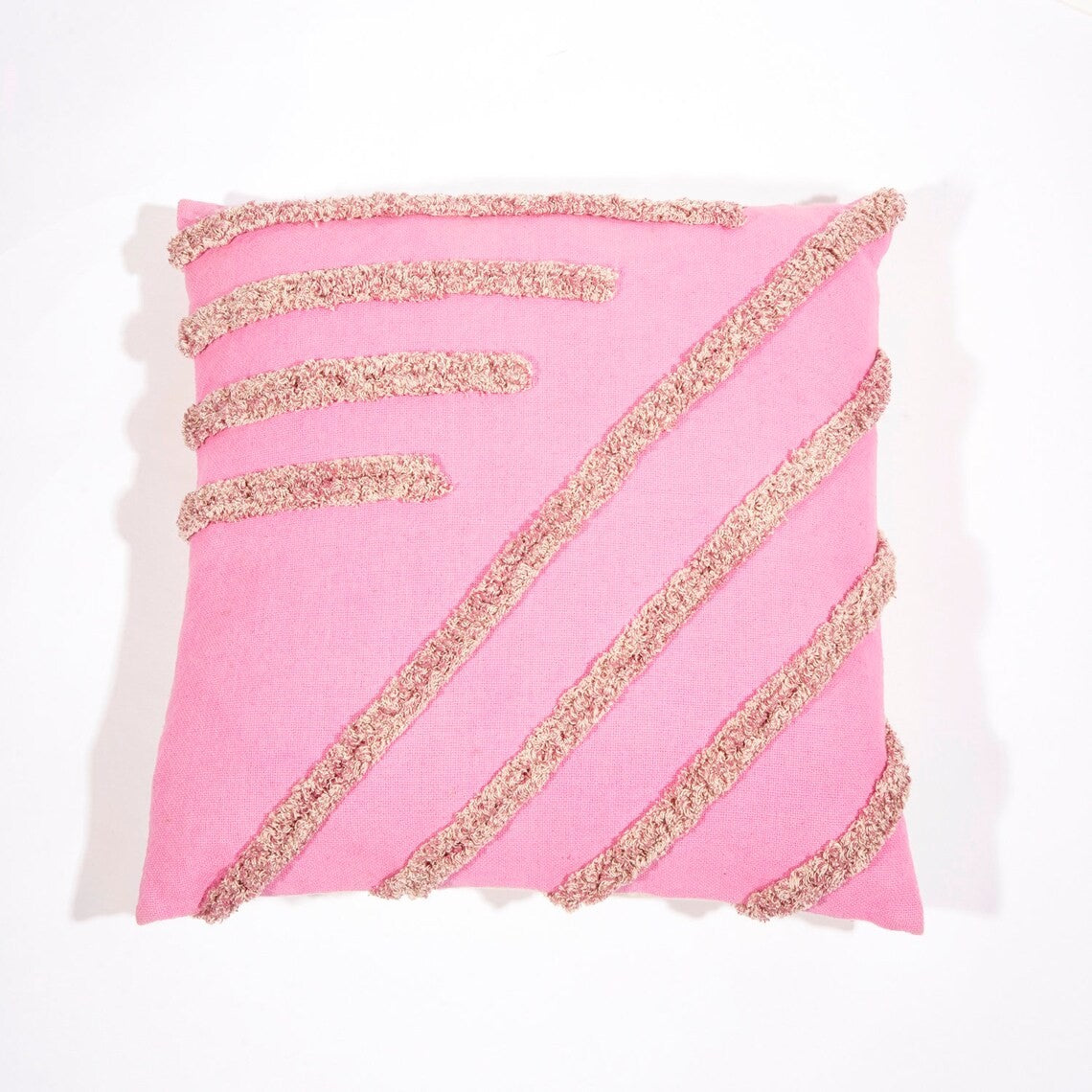 Subtle Sophistication Pink Cotton Cushion Cover 50 x 50cms