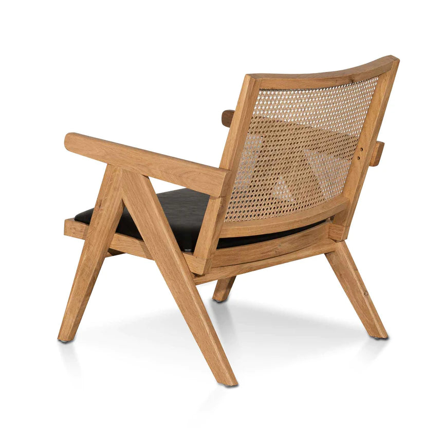 Sunroom Style Rattan Wicker Armchair - Natural