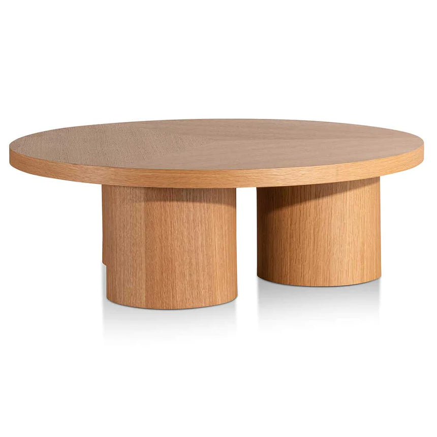 Sustainable Wood Designer Coffee Table 100cm - Natural