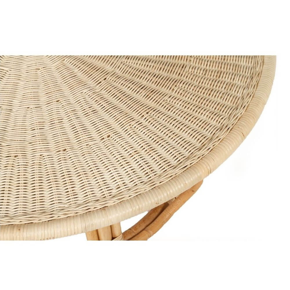 Swell Design Natural Round Rattan Coffee Table