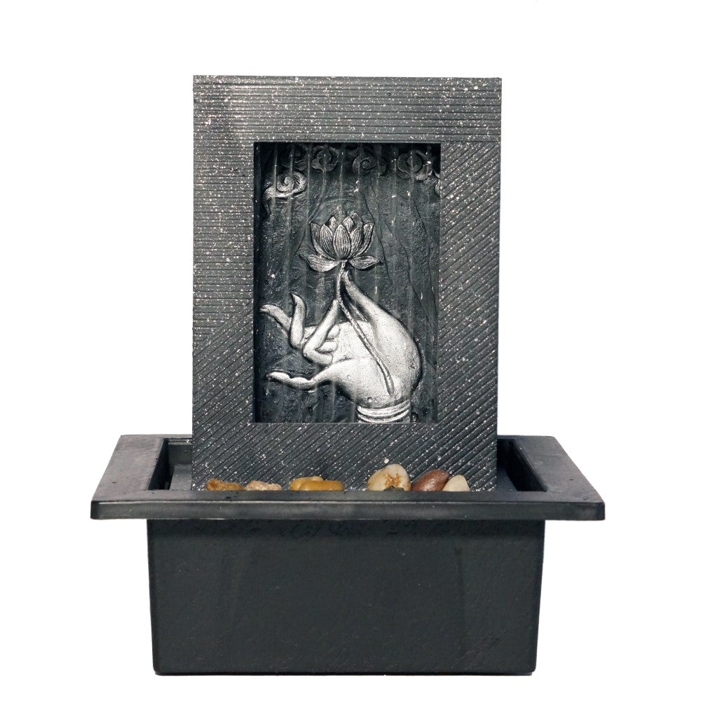 Symbolic Lotus Hand Rain Water Fountain