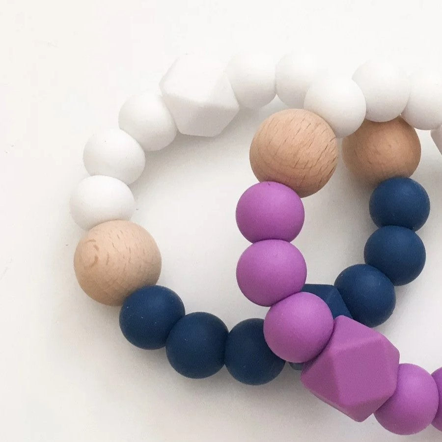 TEXTURED Silicone Teether (Available in 8 Colors)