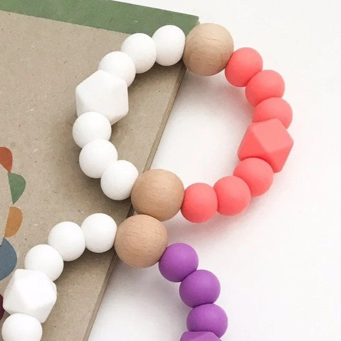 TEXTURED Silicone Teether (Available in 8 Colors)