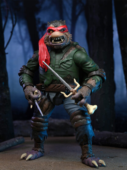 TMNT Ultimate Raphael As The Wolfman & Universal Monsters 7" Action Figurine