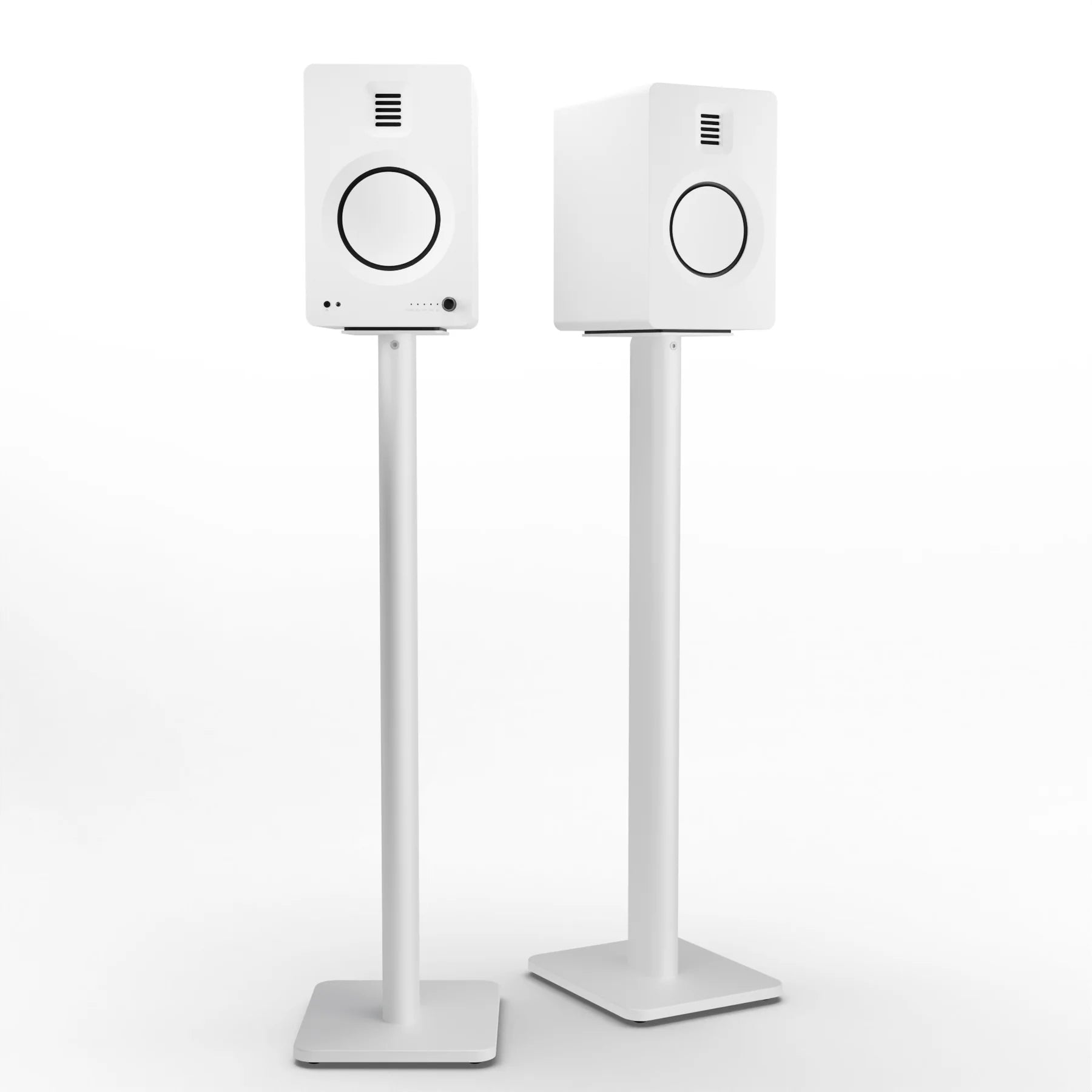 TUK 260W Bluetooth USB Input Powered Speakers With Stand - White