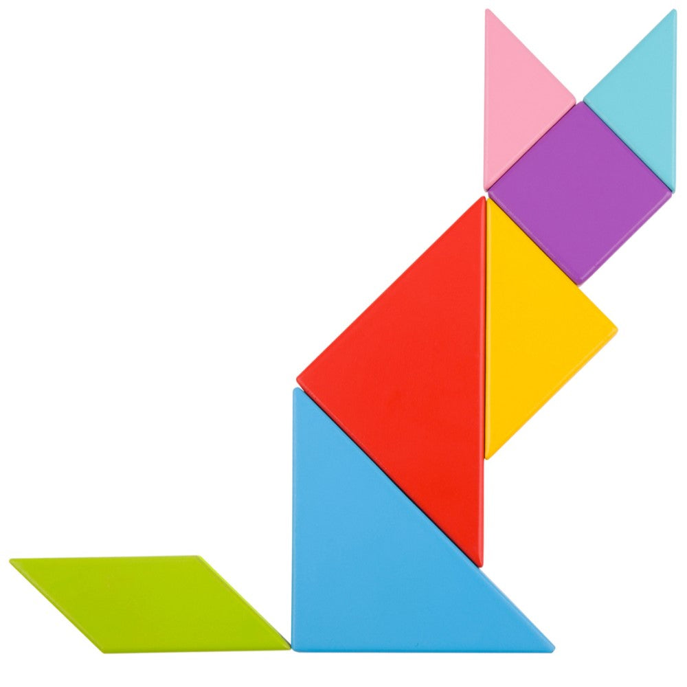 Tangram Wooden Brainteaser Puzzle Game