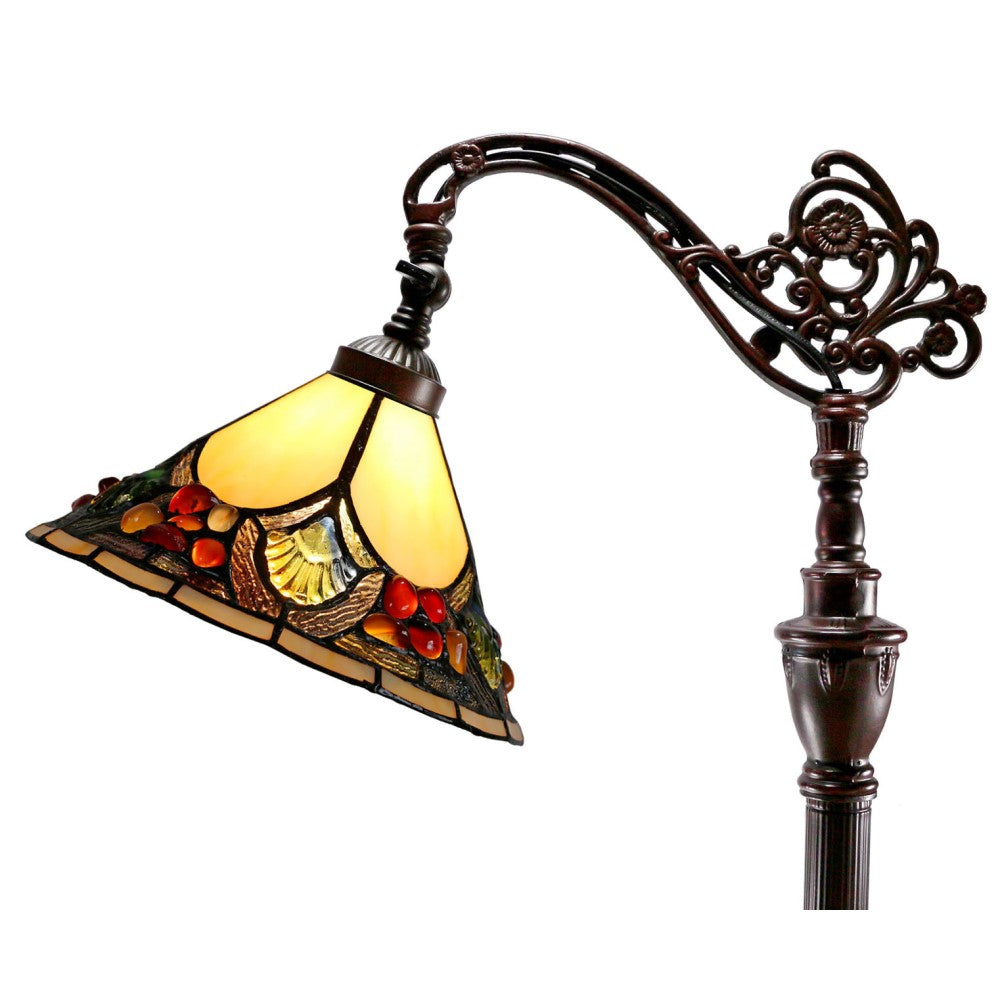 Tansy Tiffany Style Table Lamp - Multi