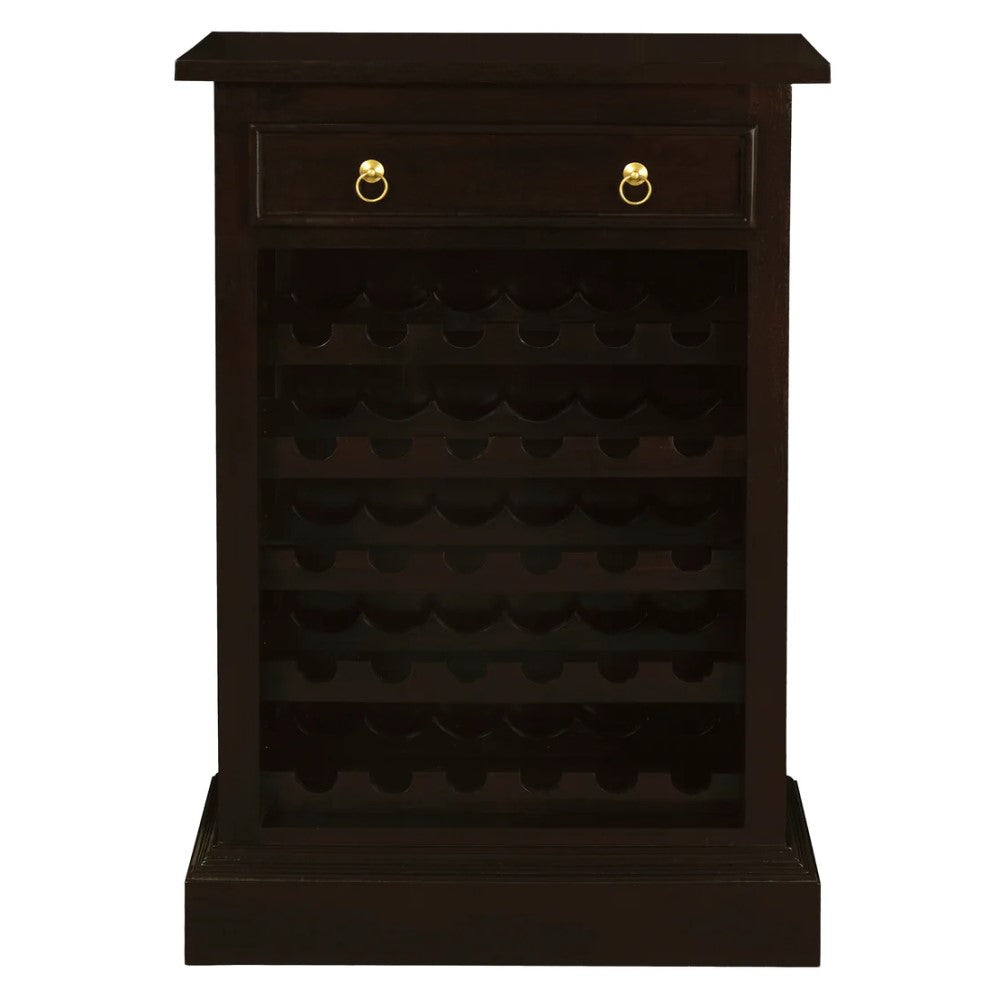 Tasmania Rustic 1-Drawer Wine Cabinet - 30 Bottles