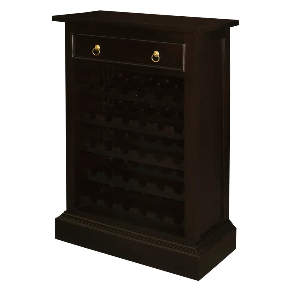 Tasmania Rustic 1-Drawer Wine Cabinet - 30 Bottles