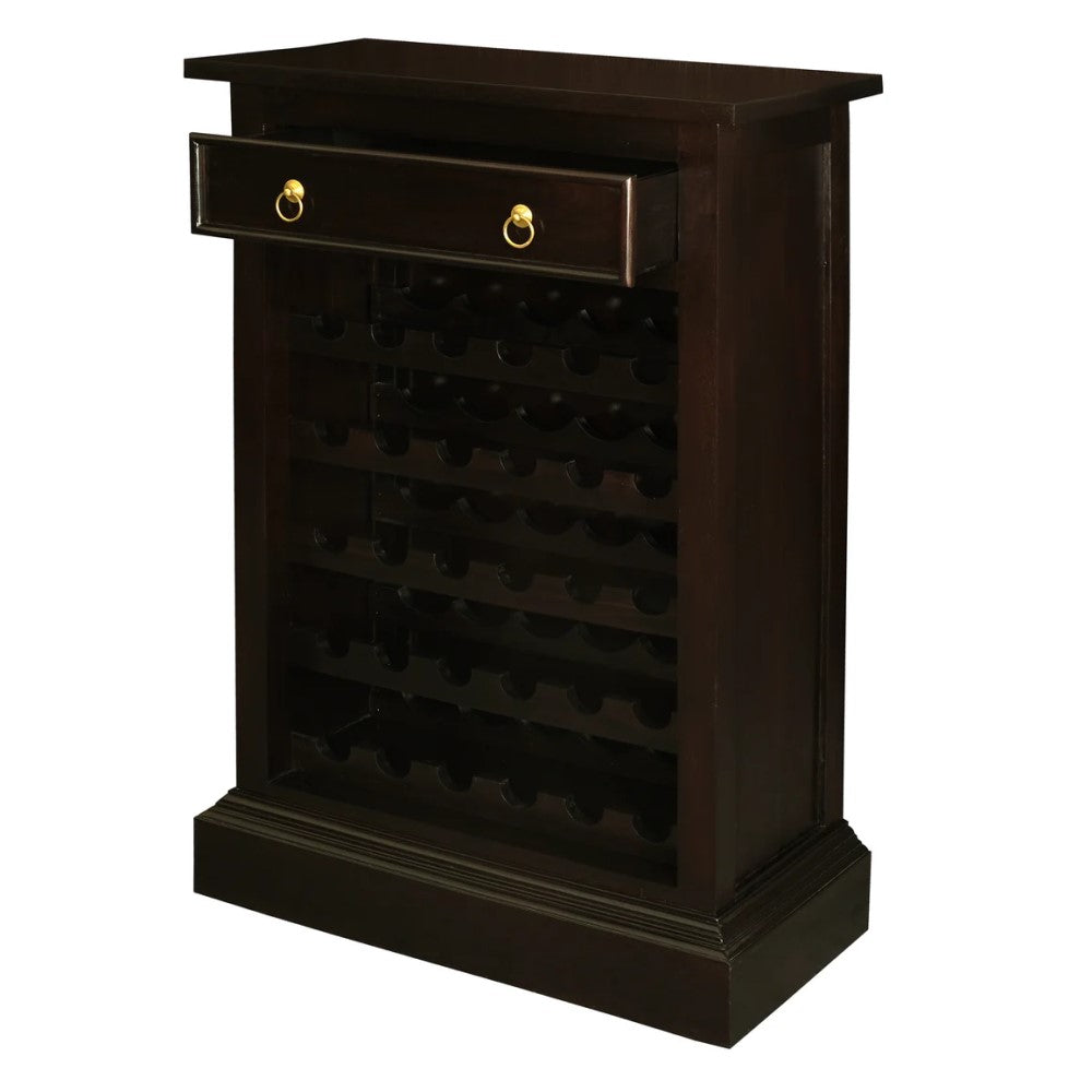 Tasmania Rustic 1-Drawer Wine Cabinet - 30 Bottles