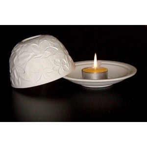 Tea Light Porcelain Candle Holder - Swan