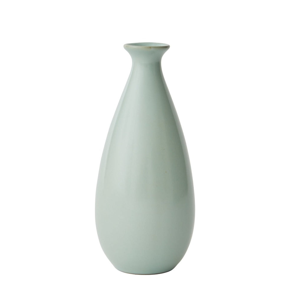 Teardrop Elegance Bud Porcelain Vase (Choose from 3 Colors)